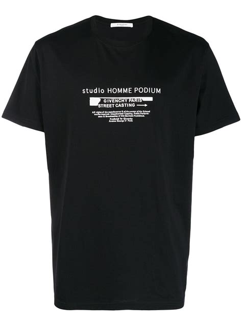 givenchy studio homme podium tee|Givenchy Black 'Studio Homme' T.